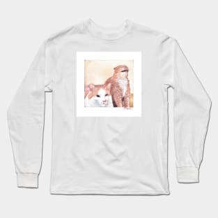 Can thold cat Long Sleeve T-Shirt